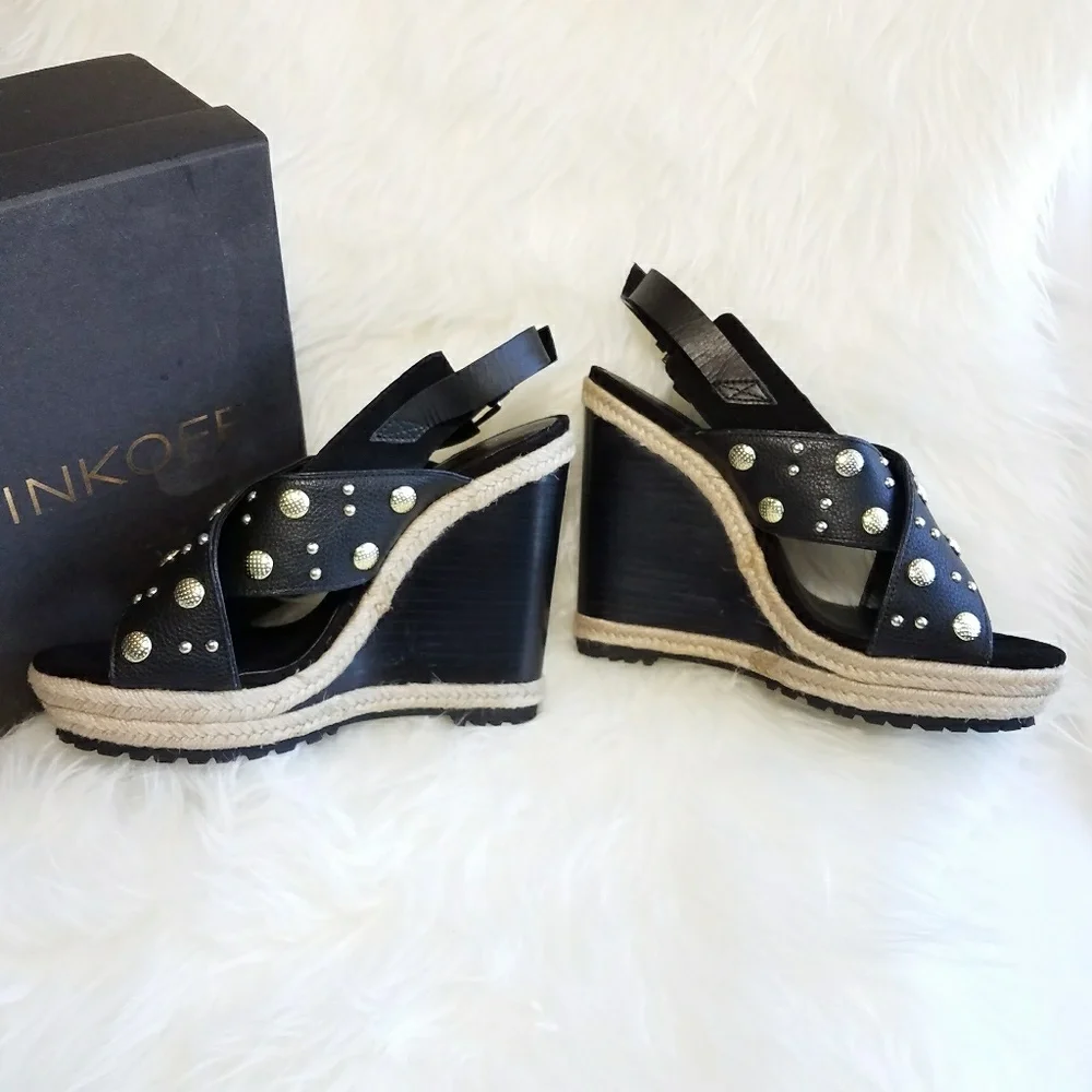 Rebecca Minkoff Kimiko Stud Wedges NWT sz 8.5